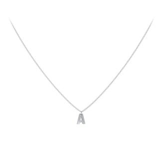 Initial Necklace with 1 Letter - Modern