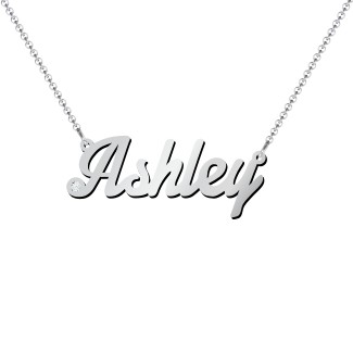 Personalised Birthstone Name Necklace